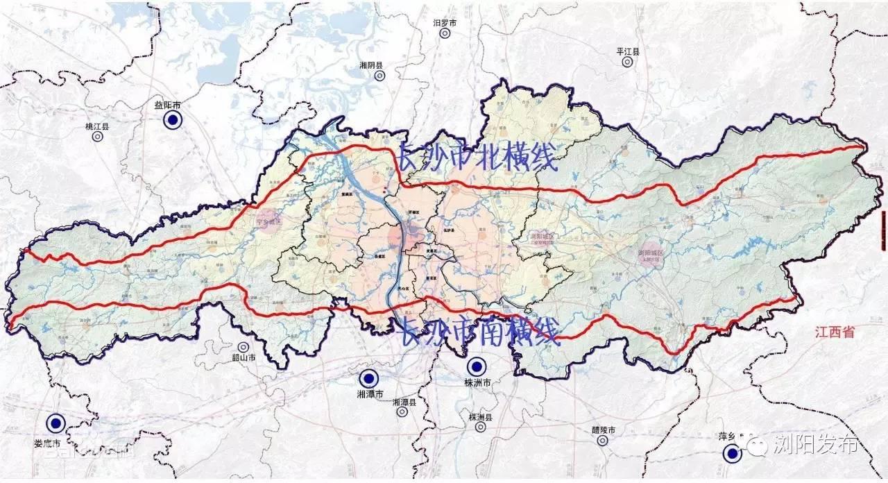 长沙北横线最新线路图，揭示城市发展的脉络与未来展望