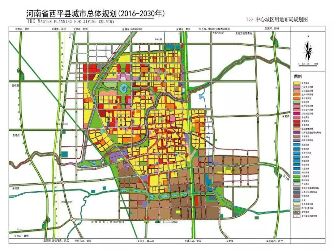 平舆道路最新规划图揭晓，未来城市发展的宏伟蓝图